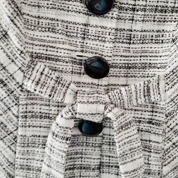 NY Collection women's blazer button and tie - Picture 2 of 6